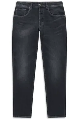 Bugatti Slim Jeans aus italienischem Denim in Dunkelgrau – Produktbild 1 von 1