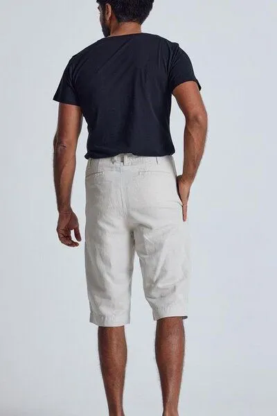 Flax and Loom Flax and Loom Leinen Shorts Modell: Bird, Natural (weiss), – Produktbild 6 von 6