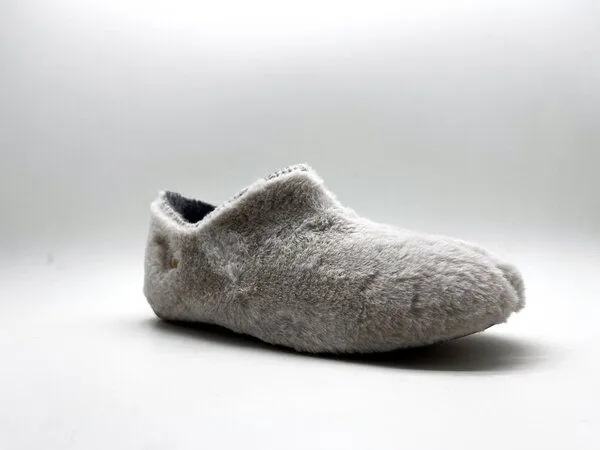 thies Hausschuh "thies ® Rec Slipper Boots" aus rec. Fell, Cream, – Produktbild 3 von 4