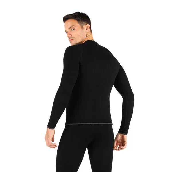Woolona Woolona Langarmshirt - LIFE - Slim Fit, Schwarz, – Produktbild 1 von 3