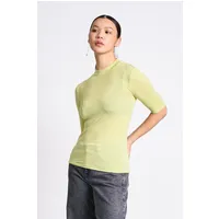 JAN N JUNE JAN 'N JUNE Damen vegan T-Shirt High Neck Tarma Granny Smith Grün, Hellgrün, – Produktbild 1 von 1