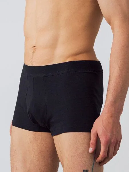 Honest Basics Honest Basics Boxershorts 3er-Pack aus Bio- und recycelter Baumwolle, Schwarz, – Produktbild 4 von 5