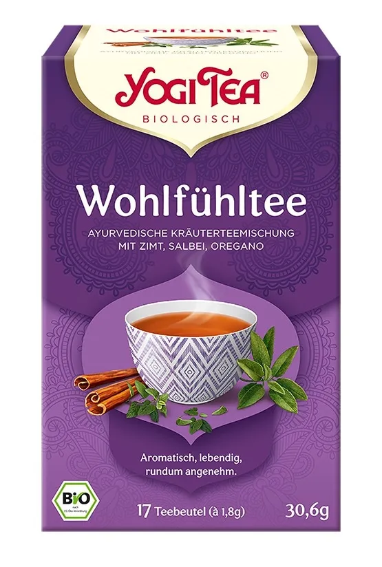 YOGI TEA YOGI TEA Wohlfühltee Bio Filterbeutel 17X1.8 g Filterbeutel – Produktbild 1 von 1