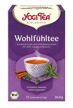 YOGI TEA YOGI TEA Wohlfühltee Bio Filterbeutel 17X1.8 g Filterbeutel – Produktbild 1 von 1