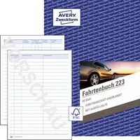 Avery Zweckform Avery Zweckform Formularbuch '223' Fahrtenbuch ECF, DIN A5 – Produktbild 3 von 4