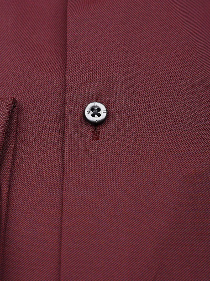 Pure Pure Functional Shirt Bordeaux - Größe 40 (M), Rot, – Produktbild 2 von 3