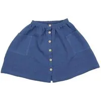 Walkiddy Kinder Rock GOTS-zertifiziert aus Bio-Baumwolle, blau, Knopfleiste vorn, elastischer Bund – Walkiddy, weich & alltagstauglich – Produktbild 1 von 1