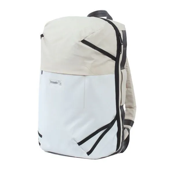 7clouds 7clouds Laptop-Rucksack Nacov 7.1, White-off white, – Produktbild 2 von 4