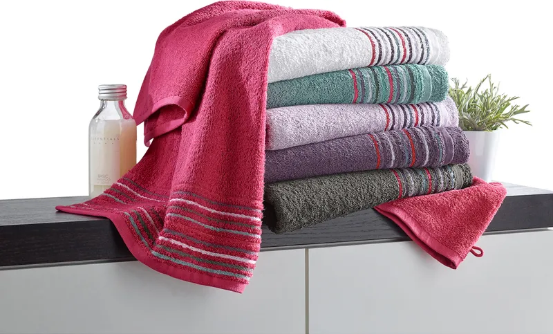 wäschepur Handtuch anthrazit, Anthrazit, – Produktbild 2 von 3