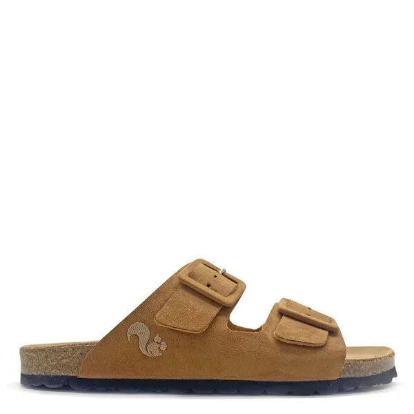 thies Vegane "thies ® Eco Bio Covered" Sandale, Cognac, – Produktbild 1 von 4