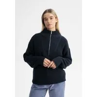 MELA MELA Rippstrick Troyer Style KIMAYA aus 100% Bio-Baumwolle, Navy, – Produktbild 1 von 1