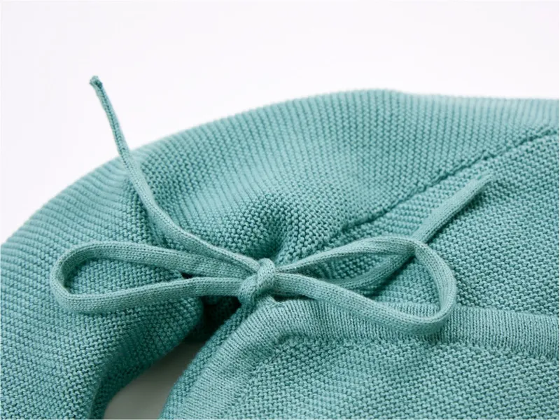 HANS NATUR Baby und Kinder Jacke zum Wickeln Strick-Qualität Bio-Baumwolle gletscher Gr. 74/80, Blau, – Produktbild 2 von 2