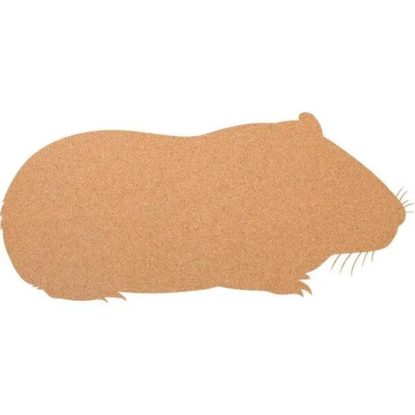 Kork-Deko Kork-Deko Meerschwein als Pinnwand aus Kork XXL ca. 80x50 cm – Produktbild 1 von 2