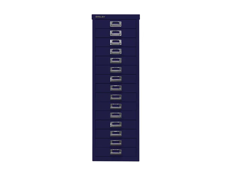 Bisley Bisley Schubladenschrank 15 Schübe, DIN A4 oxfordblau – Produktbild 1 von 1