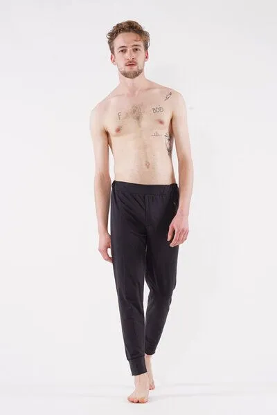 YOIQI YOIQI Jogginghose Sweatpants aus biologischer Baumwolle regular fit, Soft black(schwarz), – Produktbild 1 von 2