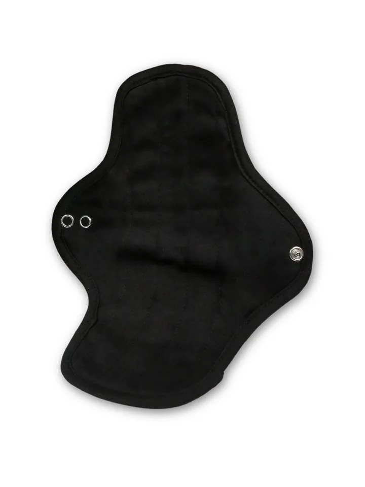 Taynie Taynie Binden Waschbare Binde extra stark - wiederverwendbare Stoffbinde, Extra stark, 3-St., Waschbare Binden / Wiederverwendbare Stoffbinden aus Bio-Baumwolle, Schwarz, – Produktbild 2 von 5