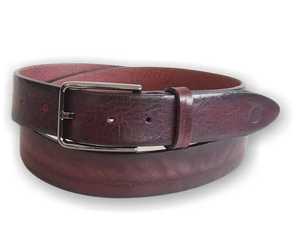 Greenbelts Greenbelts Herren Ledergürtel BRAY, Rot, – Produktbild 3 von 5