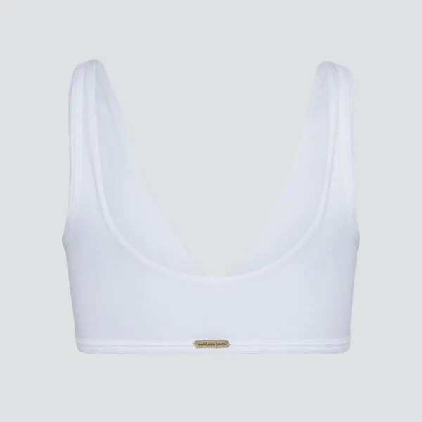 comazo|earth comazo|earth Fairtrade Still-Bustier | GOTS zertifiziert, Weiss, – Produktbild 3 von 4