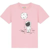 watabout kids watabout.kids T-Shirt Kinder Kleiner Astronaut mit Luftballon, Cotton pink, – Produktbild 1 von 1