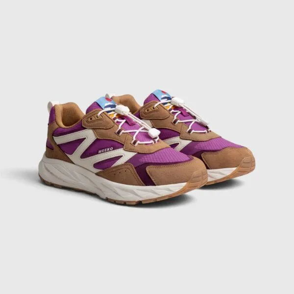 MEEKO MEEKO HONU – Technischer Sneaker, Mauve, – Produktbild 3 von 4