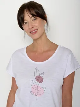 GreenBomb GREENBOMB Bloom Classic Cool - Lässiges T-Shirt aus Bio-Baumwolle / hochwertiger Print / GOTS / Fair & Vegan – Produktbild 1 von 1