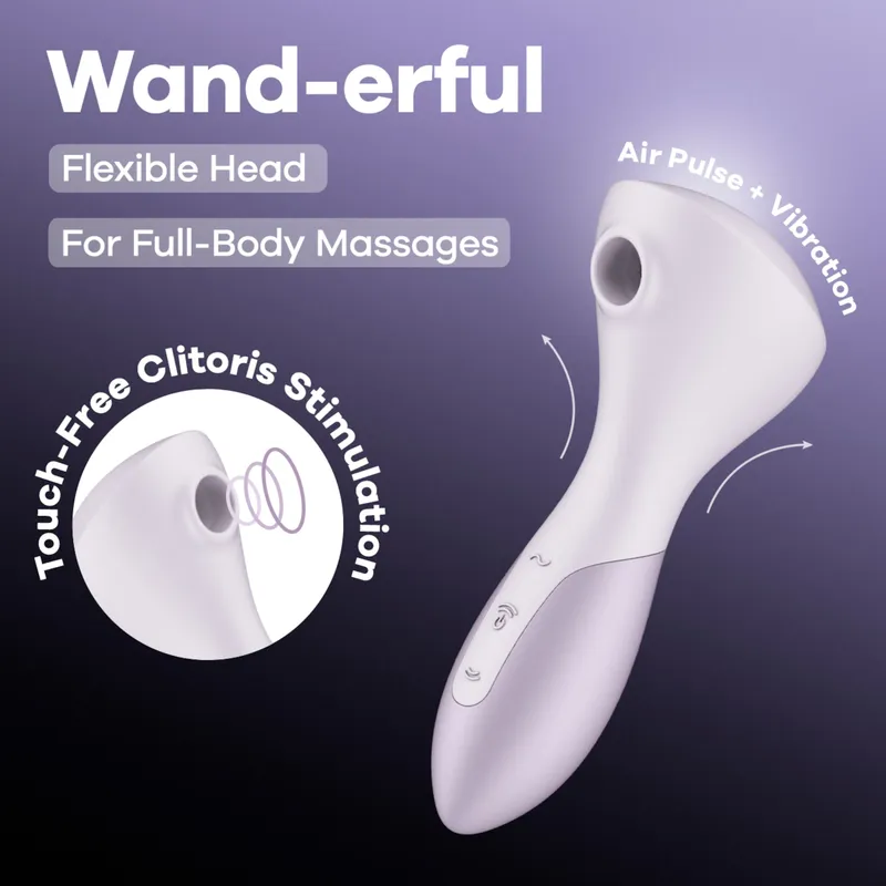 Satisfyer Satisfyer Wand-erful, 16 cm, Violett, – Produktbild 1 von 1