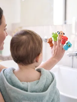 Vertbaudet 5er-Set Bade-Fingerpuppen Baby – Produktbild 1 von 1
