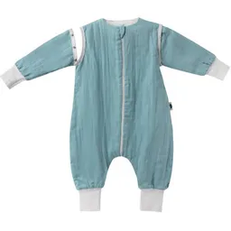 Mababu Mababu 0.5 TOG Musselin Sommerschlafsack mit Füßen & abnehmbaren Ärmeln – Produktbild 1 von 1