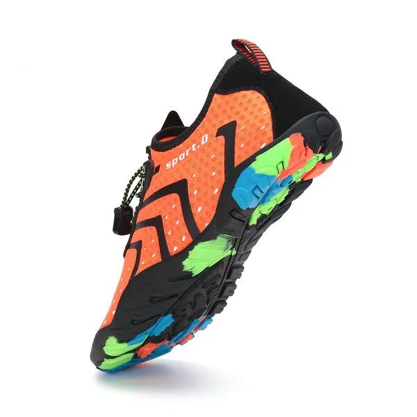 SAGUARO SAGUARO Badeschuhe vegan Barfußschuhe, Orange, – Produktbild 4 von 4