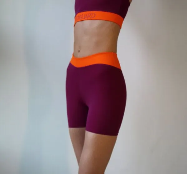 Bodyguard Bodyguard Shorts Oban aus recyceltem Polyamid, Bordeaux, – Produktbild 4 von 4
