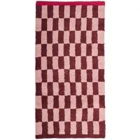 liv interior liv interior Hand-getüftete Badematte LUCKY, Pink/braun, – Produktbild 1 von 1