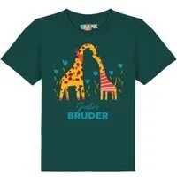 watabout kids watabout.kids T-Shirt Kinder Giraffe Großer Bruder, Glazed green, – Produktbild 1 von 1