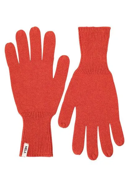 MELA Strick Handschuhe RISHI | von MELA | Fairtrade & GOTS zertifiziert, Red apple melange, – Produktbild 1 von 3