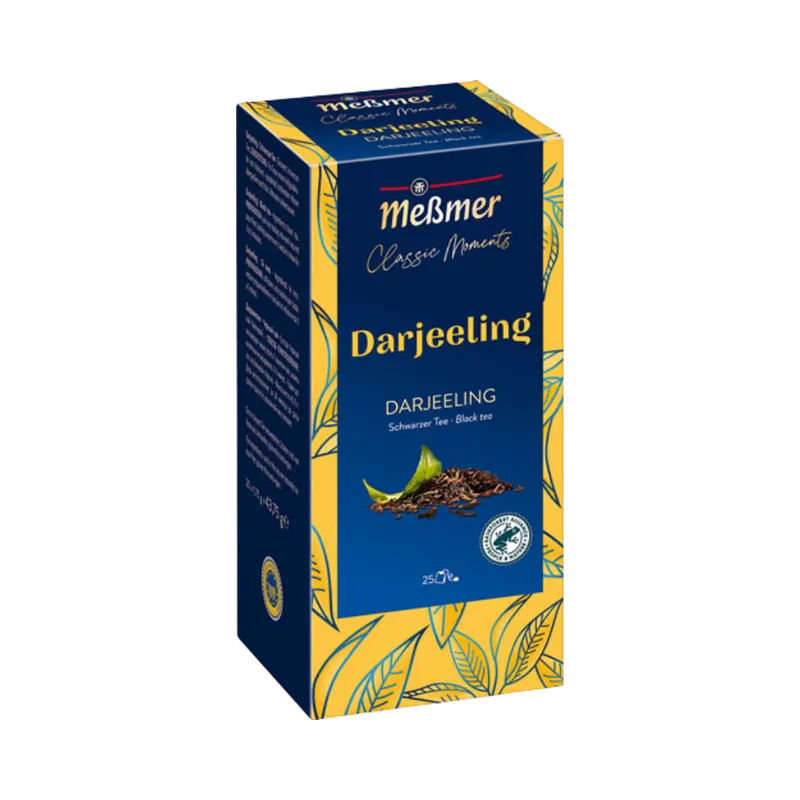 Meßmer Meßmer Classic Moments Darjeeling, Schwarzer Tee, Teebeutel im Kuvert, 2. Entnahmefach/displaytauglich, 43,75g – Produktbild 1 von 2