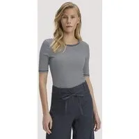 hessnatur hessnatur Softrib Streifen T-Shirt Fitted aus Bio-Baumwolle und TENCEL Modal, Marine, – Produktbild 1 von 1