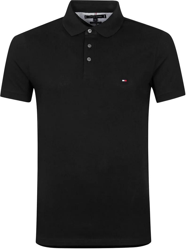 Tommy Hilfiger Tommy Hilfiger 1985 Polo Shirt Schwarz - Größe L, Schwarz, – Produktbild 2 von 5
