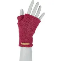 short'n'pietz short'n'pietz Handstulpen aus Schurwolle für Kinder, handgestrickt, Beere, – Produktbild 1 von 2