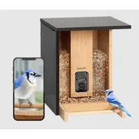 BIRDFY BIRDFY Futterautomat Bamboo AI im Abonnement + Solarpanel – Produktbild 1 von 1