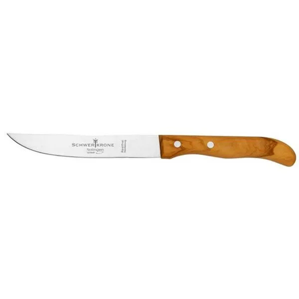 Mitienda Shop Mitienda Shop Steakmesser mit Olivenholzgriff, rostfrei – Produktbild 1 von 2
