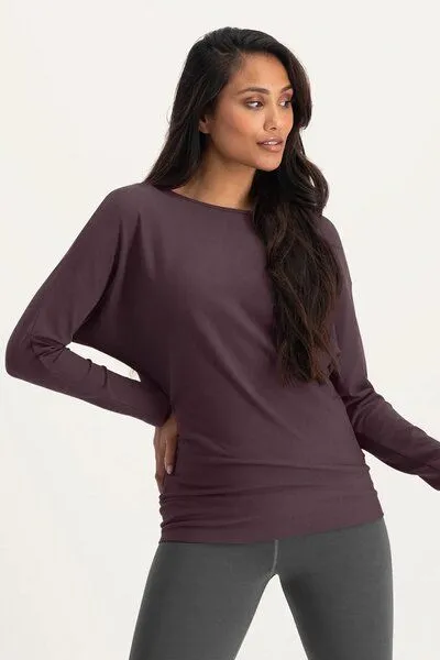 Urban Goddess Urban Goddess Budhi Yoga Langarm Shirt, Berry (lila), – Produktbild 1 von 4