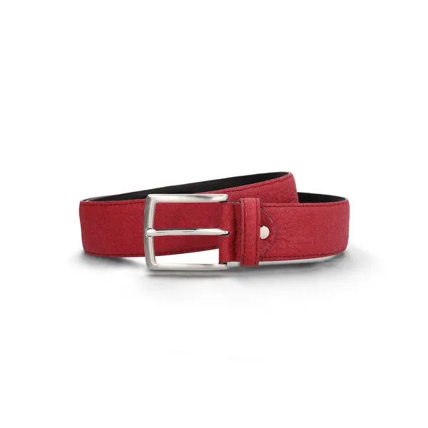 Nae Vegan Shoes Nae Vegan Shoes Seva Herrengürtel aus Piñatex- Leder, Red, – Produktbild 1 von 2