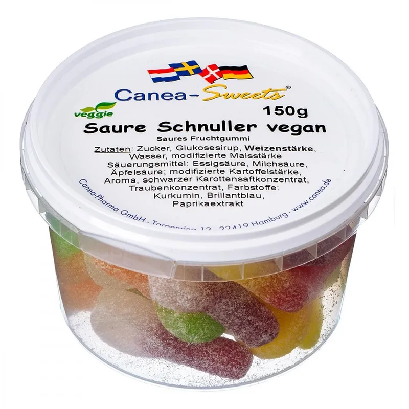 Canea-Sweets Saure Schnuller vegan Canea-sweets – Produktbild 1 von 1