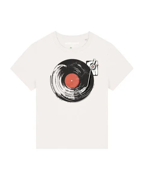 watapparel watapparel T-Shirt Frauen Schallplatte, Off white, – Produktbild 1 von 4