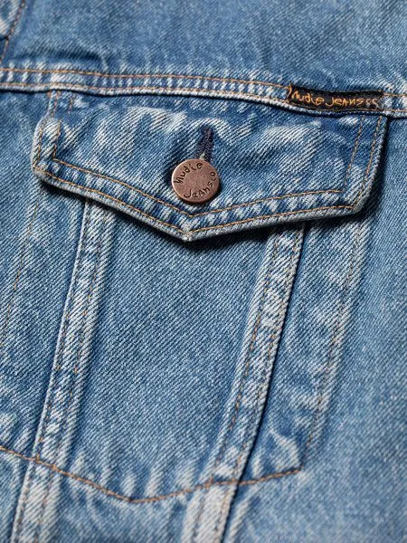 Nudie Jeans Nudie Jeans Jeansjacke - Robby Vintage, Blue (blau), – Produktbild 4 von 4