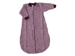 Lilano Lilano Schlafsack Baby langer Arm Bio-Merinowolle beere-geringelt Gr.50/56 – Produktbild 1 von 1