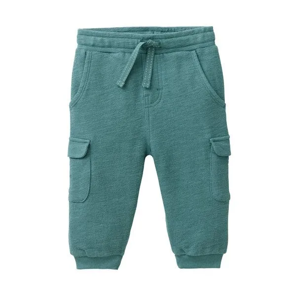 People Wear Organic People Wear Organic Cargo Sweat Hose, grün uni, Bio-Baumwolle – Produktbild 1 von 2