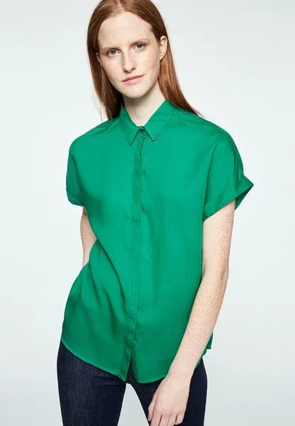 ARMEDANGELS ARMEDANGELS ZONJAA - Damen Bluse aus TENCEL Lyocell, Garden green, – Produktbild 1 von 4