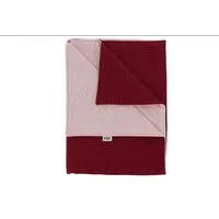 Hypf Hypf Babydecke Krabbeldecke Kuscheldecke Kinderwagendecke, Bordeaux - rosa, – Produktbild 1 von 1