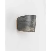 ALMUT von Wildheim ALMUT von Wildheim Handgemachte Wandleuchte aus Eiche Lampenschirm aus Naturmaterialien, Stein (anthrazit/grau), – Produktbild 1 von 1