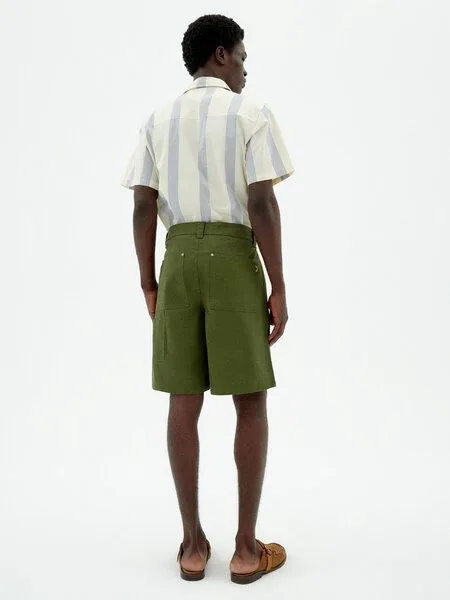 thinking mu thinking mu Miles - Kurze Hose Herren aus Bio-Baumwolle, Kenita (grün), – Produktbild 3 von 4